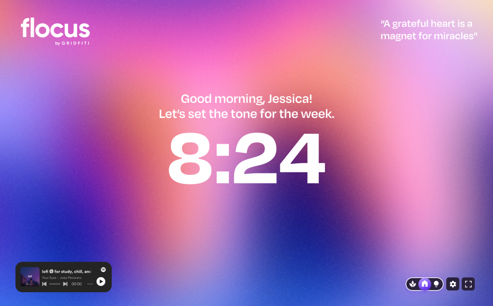 Flocus Your Home For Focus Ambience