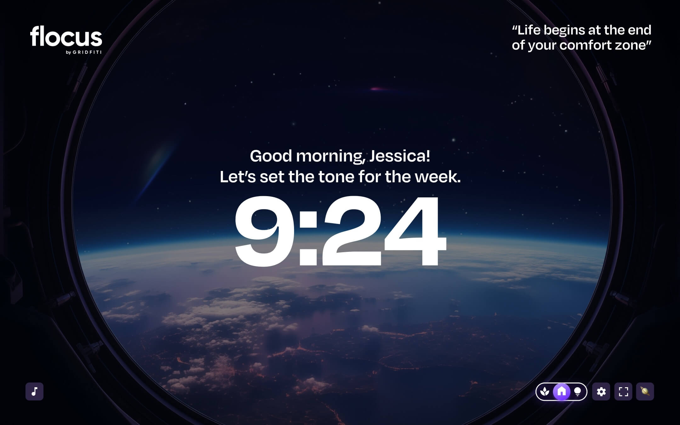 Flocus Your Aesthetic Productivity Dashboard