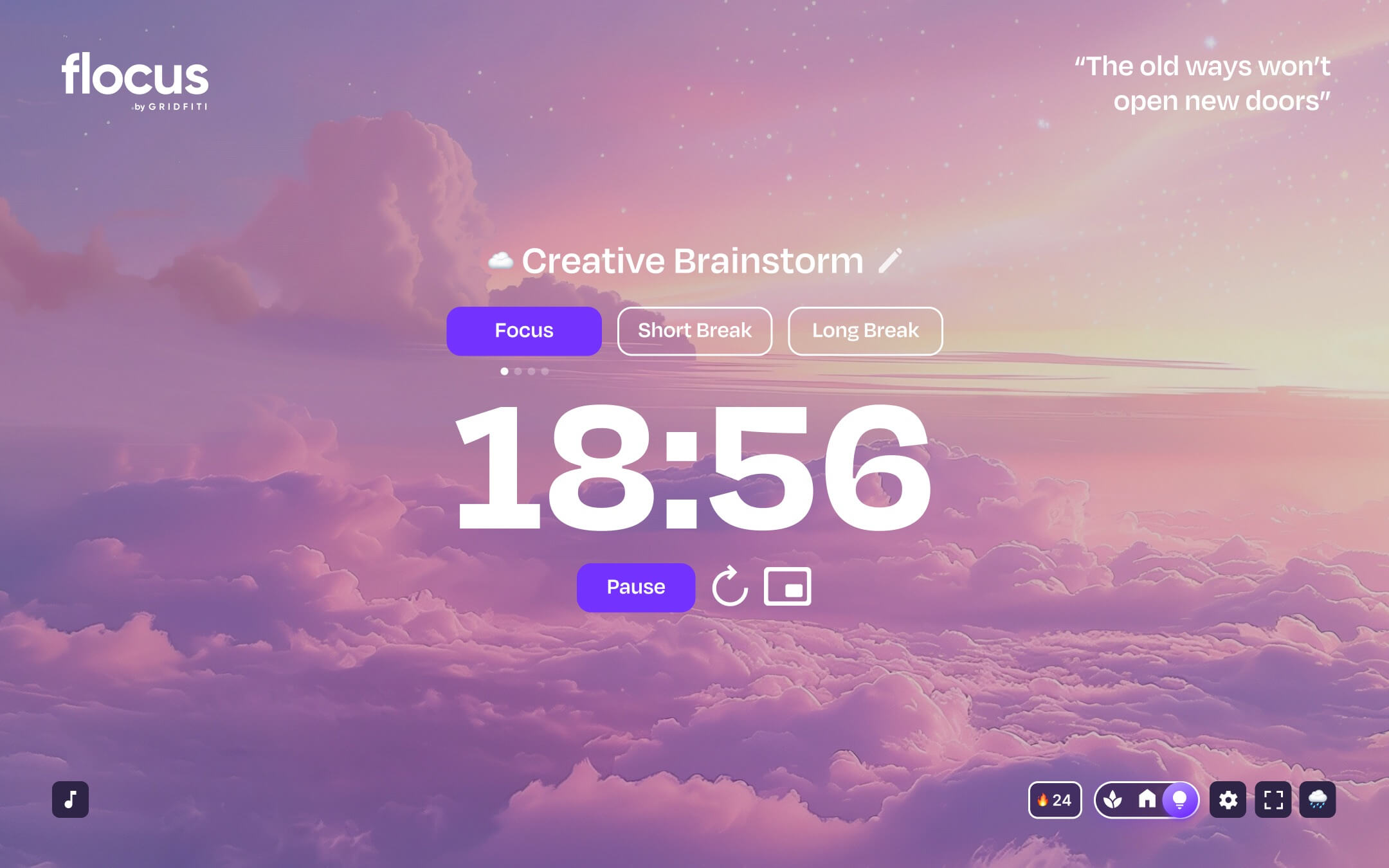 Flocus Your Aesthetic Productivity Dashboard