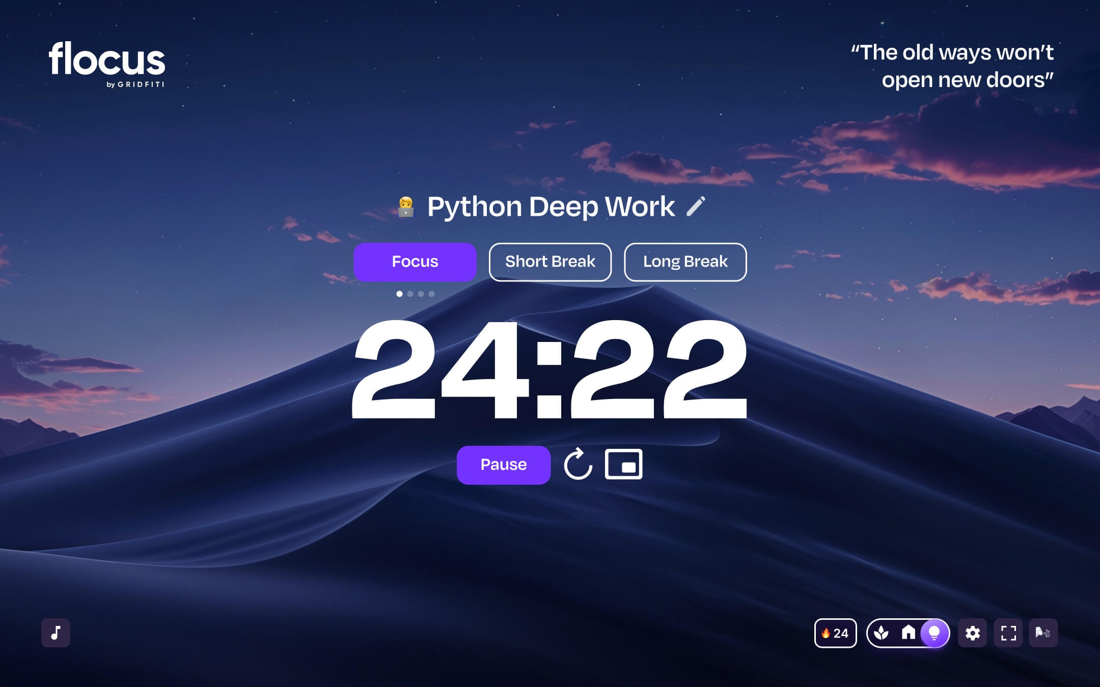 Flocus Your Aesthetic Productivity Dashboard